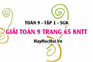 Giải Toán 9 trang 65 tập 1 Kết nối tri thức